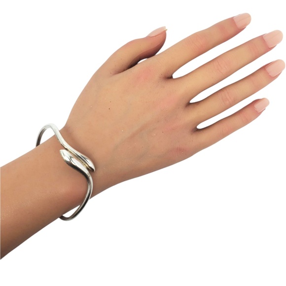 RLM Sterling Silver Snake Cuff Bracelet #21199 - Picture 6 of 11